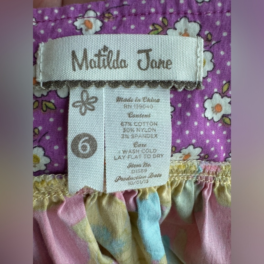 Matilda Jane butterfly lulu dress size 6 - Picture 7 of 10